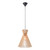 Groa 34 Natural Wooden Conical Open Pendant