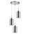 Esper Dotted Chrome Suspension Cluster Light