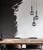 Toronto Smoke Glass Spherical Cluster Pendant-2