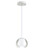 Virgo White Iron Dome Pendant Light