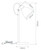 Leah White Bell Shade Desk Lamp-1