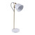 Leah White Bell Shade Desk Lamp