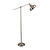 Tinley Antique Brass Industrial Floor Lamp