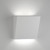 Raw Ceramic Rectangular Prism Uplight Wall Light-1