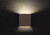 Raw Ceramic Rectangular Prism Uplight Wall Light-2
