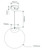 Bubble Clear Ball Chrome Pendant Light