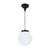 Siena Opal Spherical Glass Black Pendant-2