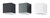 Mojo Square Dark Grey Down Wall Lamp-1
