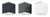 Mojo Square Dark Grey Two Way Wall Light-1