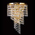 Aurora Gold Asfour Crystal Twin Wall Light-1