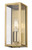 Arizona Brass Glass Lantern Wall Light - Small