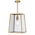 Carter Brass Glass Lantern Vintage Pendant Light 