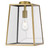 Carter Brass Glass Lantern Vintage Pendant Light 