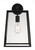 Carter Black Glass Lantern Vintage Wall Light - Small