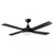 Lifestyle Matt Black 52″ AC Ceiling Fan with Twin Lights