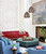 Sardis Bell Aged Brass Ombre Pendant Light-1