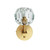 Ora Brass and Crystal Shade Modern Wall Sconce Ora Brass and Crystal Shade Modern Wall Sconce