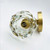 Ora Brass and Crystal Shade Modern Wall Sconce-2