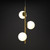 Angela Opal Glass Aged Brass Vertical Pendant Light-1