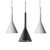 White Resin Conical Downward Pendant Light-1