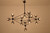 Geometric Diamond Black Smoke Glass 15 Bulb Chandelier-2