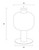 Padua Nickel Clear Glass Modern Table Lamp-1