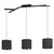 Balnario Black Linear Pendant Light