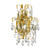 Fenoullet Brass Crystal Wall Light