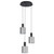 Gorosiba Black Cylindrical Cluster Pendant Light