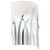 Rivato White Cylindrical Decorated Glass Wall Light