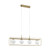 Vallaspra Champagne Rectangular Pendant Light