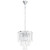 Agrigento Tiered Chrome Pendant Chandelier