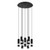 Bernabeta Black Cluster LED Pendant Light