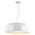 Dome Aluminium Gloss White with Diffuser Suspension Lamp-1