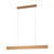 Walnut Tricolour LED Linear Pendant Light