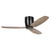 Seacliff Black and Light Walnut Low-Profile DC Ceiling Fan-1