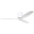 Seacliff White Low-Profile DC Ceiling Fan with Light