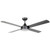 Stradbroke Black DC Ceiling Fan with Tricolour LED Light