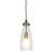 Fuma Antique Silver Clear Glass Pendant Light
