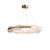 Chrissa Gold Tricolour LED Ring Pendant