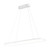 Mary White Oval LED Pendant Light