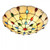 Multicoloured Jewel Glass Ceiling Light