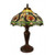 Flowers and Leaves Tiffany Table Lamp