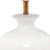 Charmaine Glazed White Base Table Lamp-1