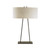 Bloomingdales Bronze A-Frame with Linen Parchment Shade Table Lamp