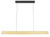 Java Gold Linear Bar Pendant Light