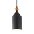 Triade Grey and Gold Cone Top Pendant Light