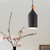 Triade Grey and Gold Cone Top Pendant Light-1