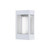 Brick 2 White Aluminium Outdoor Wall Light