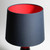 Rocketship Navy Blue and Red Table Lamp-2